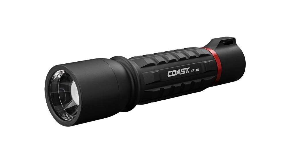 Coast XP11R Rechargeable Dual Power LED Flashlight: 3000 Lumens for Hikers, Campers, and Search & Rescue Professionals