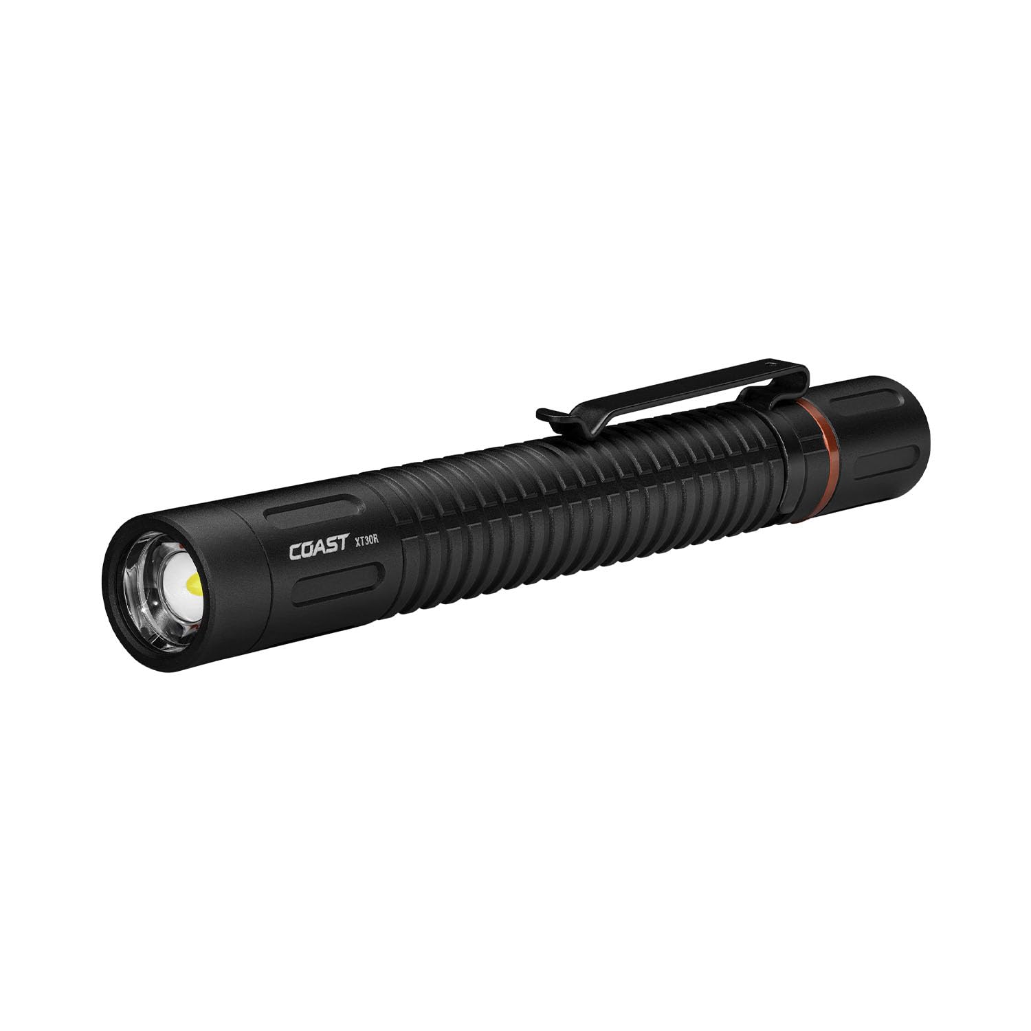 Coast XT30R 1000 Lumen Rechargeable LED Pocket Flashlight for Hikers and Campers in Outdoor Adventure Scenes - 5 Light M