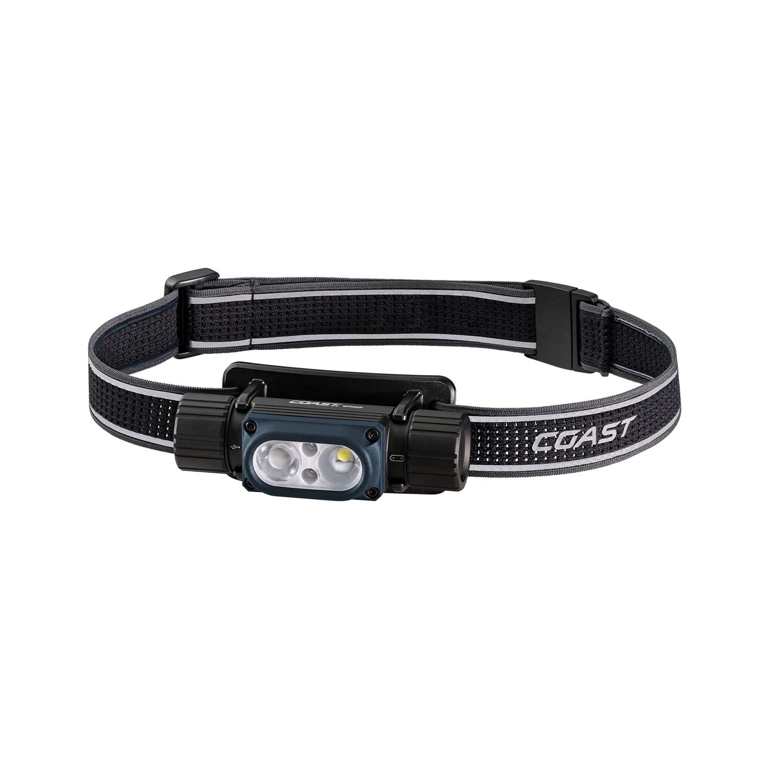 Coast WPH30R 1000 Lumen Waterproof Headlamp for Outdoor Adventure, Blue/Black